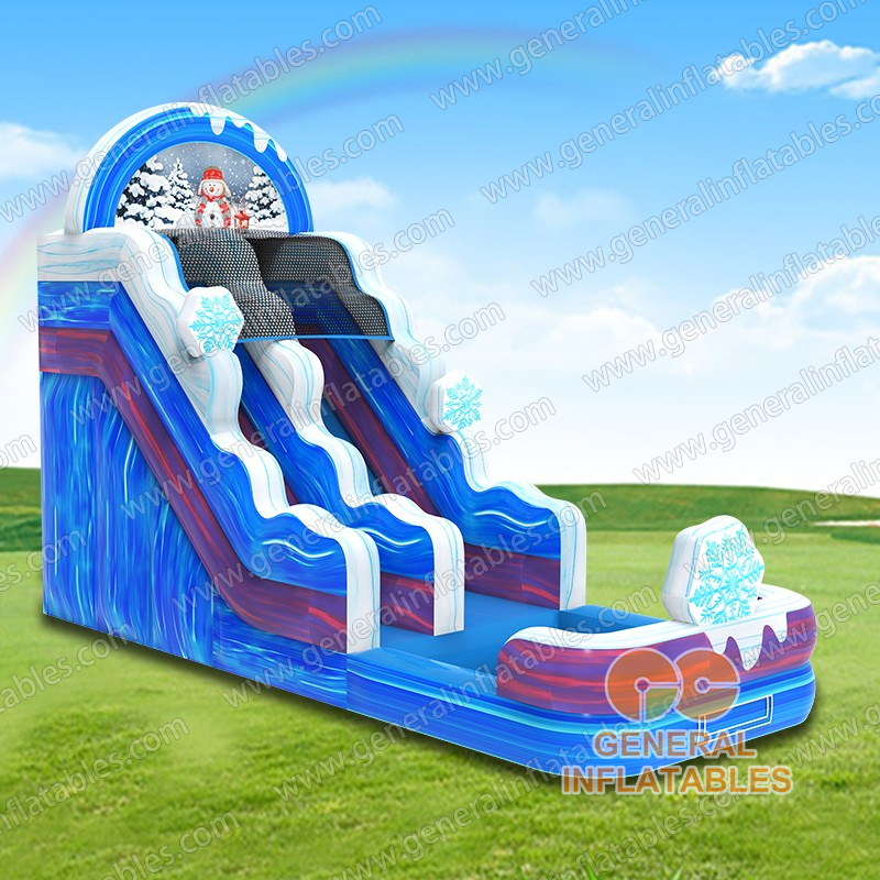 Snowflake Water Slide | Christmas Inflatables | Products ...